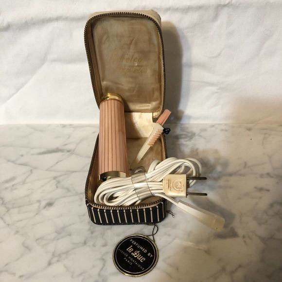 Vintage 1950s Norelco Coquette Pink Electric Shaver Hair Remover Original Box - Picture 4 of 12